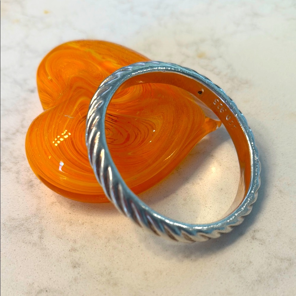Simon Sebag sterling silver bangle bracelet